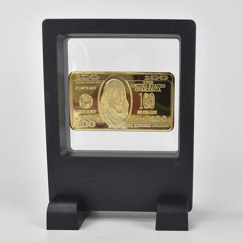 1 триллион долларов золотые коллекционные монеты посеребренные металлические монеты из коллекции США - Цвет: bullion black