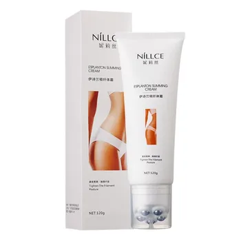 

120g Slimming Cream With Roll Ball Head Fat Burning Anti-cellulite Full Body Slimming Weight Loss Massage Cream Skin Care