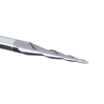 

R0.5-20.5L-D4-2F 4mm Shank 2 Flutes Taper Ball Nose End Mill CNC Milling Cutter