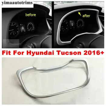 

Dashboard Instrument Panel Screen Frame Cover Trim Fit For Hyundai Tucson 2016 - 2020 Matte ABS Interior Refit Kit Accessories
