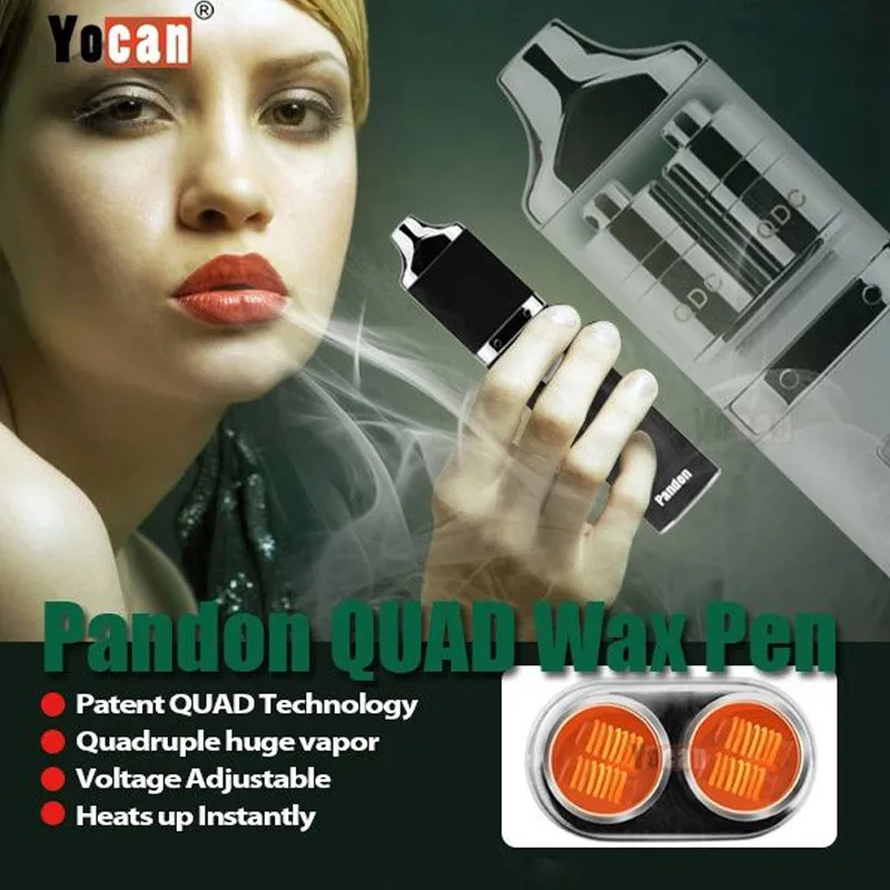 100% оригинал Yocan Evolve Pandon комплект с QDC катушки 1300 мАч воск вейп пенмод сухой травы