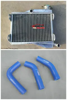 

3 Row Full Aluminum Alloy Radiator + Hose For Yamaha RD250 RD 250 RD350 LC 4L0 4L1