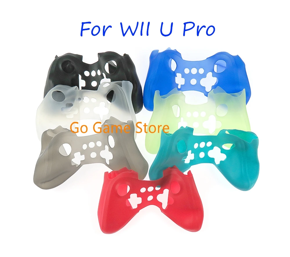 

Силиконовый чехол для контроллера Wiiu wii u pro 30 шт./лот, высококачественный мягкий защитный чехол