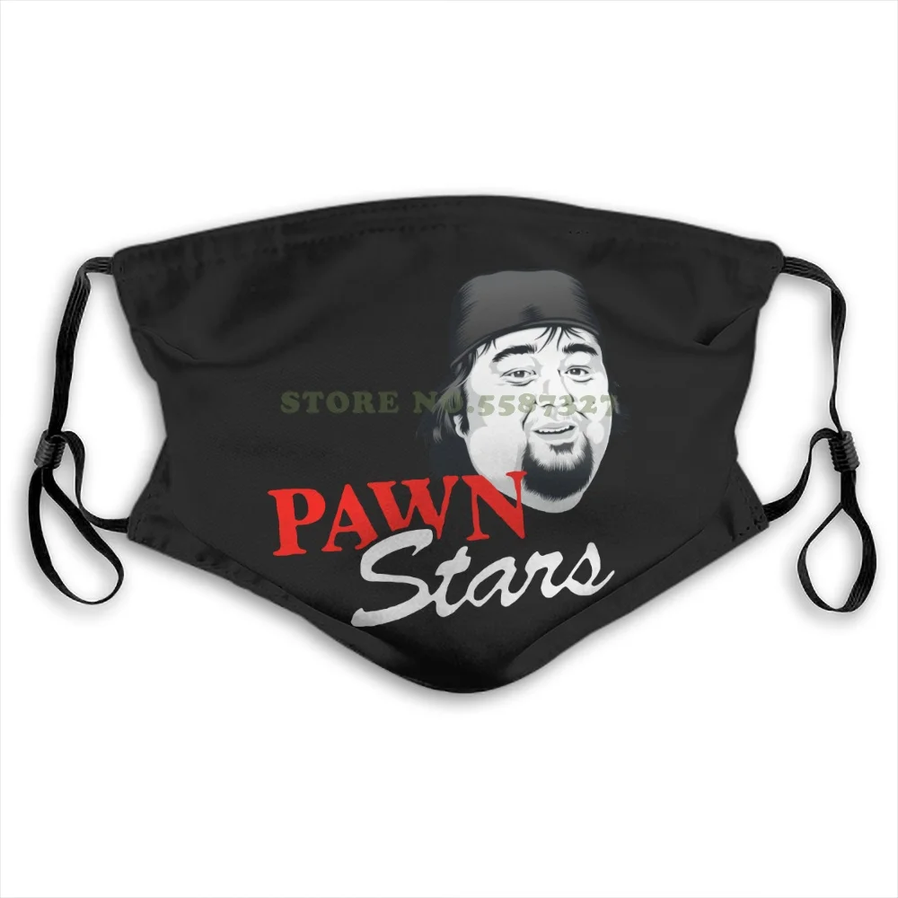 Маска для лица Новинка Chumlee Pawn Stars Размер ТВ-сериала против пыли с фильтром мужчин