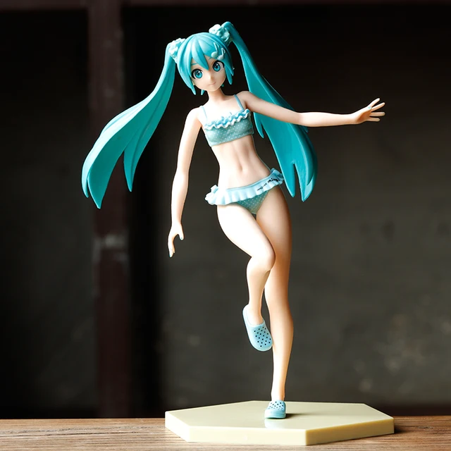 2020 New 23cm Anime Pink Sakura Ghost PVC Action Figures Girls Model Toys Collecting Gifts for Girls Dress wedding Spring 23cm miku3