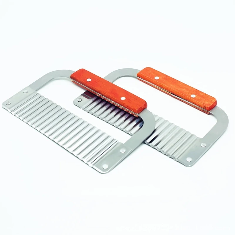 Hardwood Handle Soap Cutter Steel Straight Wavy Slicer Cutter DIY Soap Making Tools 3