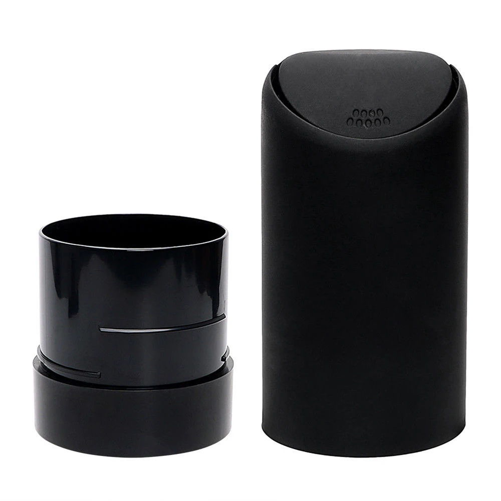 Rubbish Box Garbage Cup Creative Auto Rubbish Dustbin Trash Can Desktop Car Organizer Black/White Mini