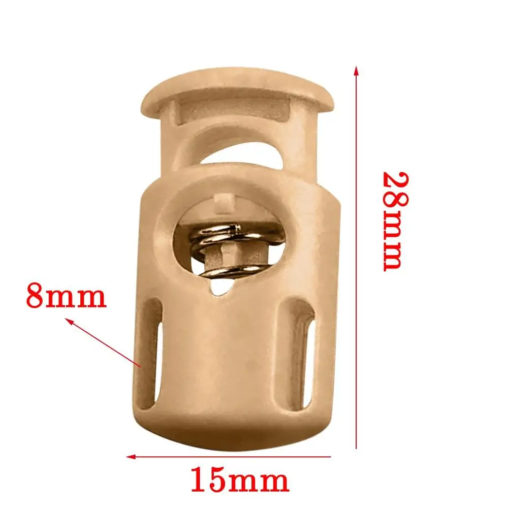 25 шт. переключатель пружинный шнур замки зажимы концы одно отверстие для багажа