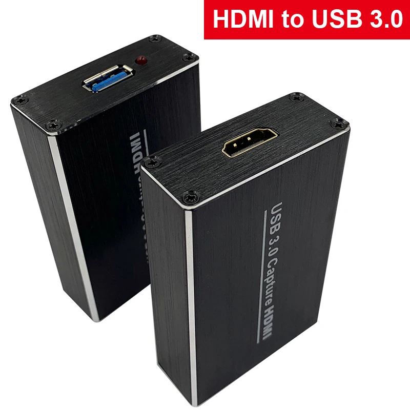 USB 3,0 HDMI игровая Карта видеозахвата 1080P видео трансляция в реальном времени Запись коробка для Xbox One PS4 DSLR видеокамера ноутбук ПК