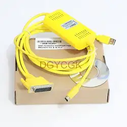 DHL/EMS 5 комплектов * USB-SC09 + желтый кабель для программирования для MESLEC FX & A PLC win7 устойчивость для электрического-h2