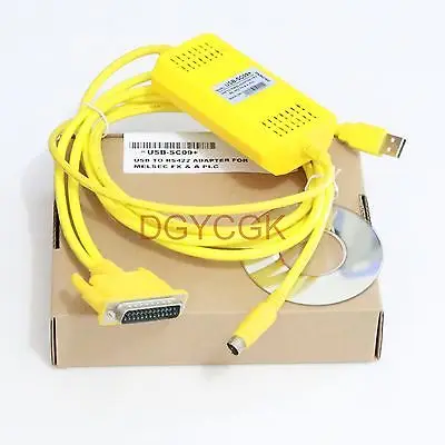 

DHL/EMS 5 Sets*USB-SC09+ yellow programming Cable for MESLEC FX & A PLC win7 Immunity for electric -h2