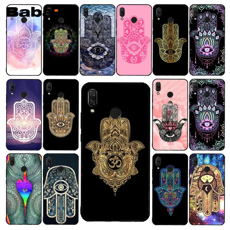Чехол для телефона Babaite Hamsa Xiaomi Redmi8 4X 6A 9 Go Redmi 5 5Plus Note8T Note8Pro|Бамперы| |