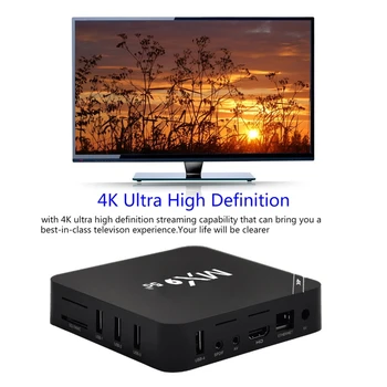 

Upgraded 5.0Ghz Wireless Smart TV Box 1GB Memory Quad-Core 64bit Cortex-A53 Dual WiFi 2.4GHz/5GHz Support 4K 3D Video Media Play