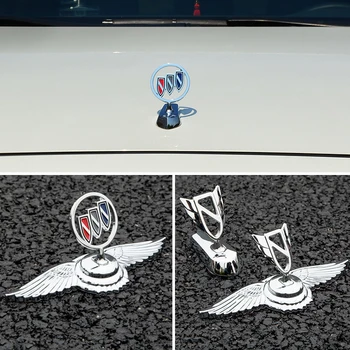 

4 kinds Car Bonnet Cover Emblem For Buick Regal GS Lacrosse Envision Century Avenir GL Enclave Lesabre Avista Chrome Alloy Decal
