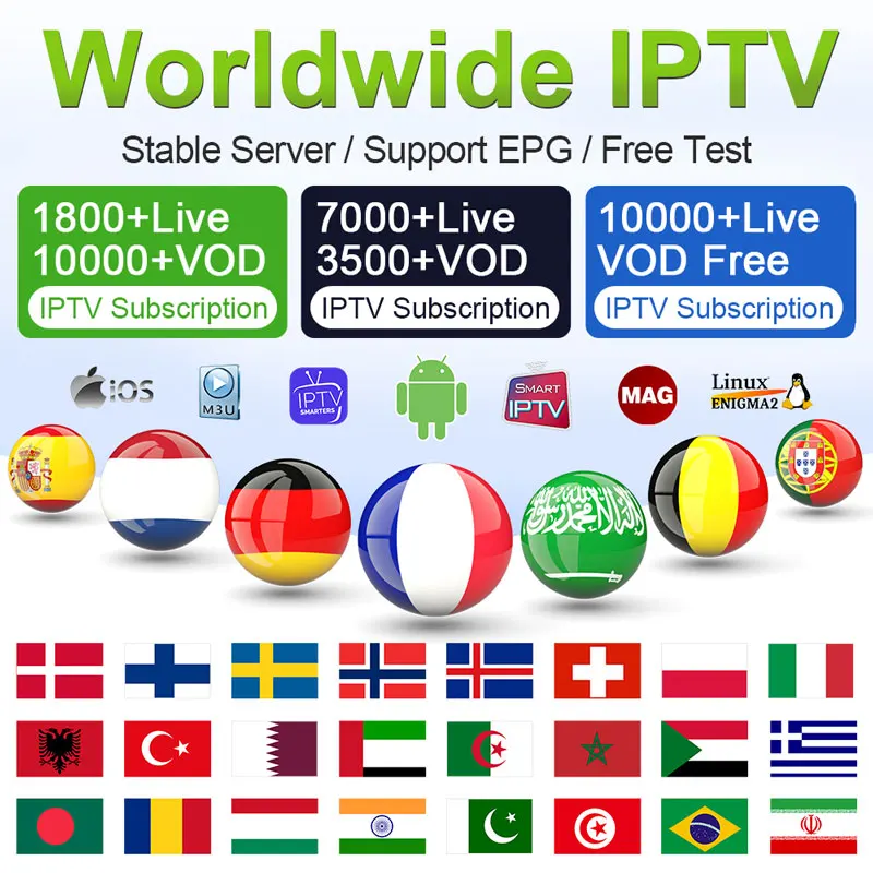 

Europe IPTV subscription French Sweden Arabic Germany IPTV Smarters m3u Android Spain Netherlands IPTV France Belgium IP TV