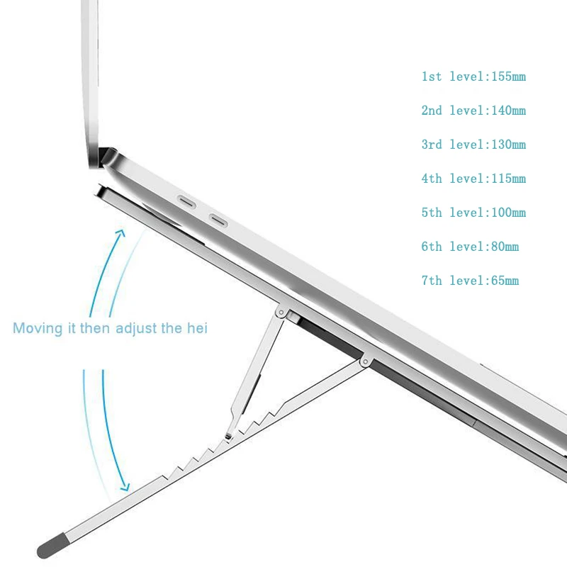 Koop Seenda Geventileerde Verstelbare Laptop Standhouder Ondersteuning Voor 11 17 Inch Macbook Air Pro Notebook Pc Tabletten Houder Bureau display