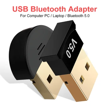 

Bluetooth USB Adapter Aux Audio Bluetooth Dongle 5.0 Bluetooth Transmitter Receiver for Computer PC Laptop Wireless USB Adapter