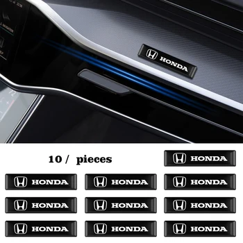 

10PCS Car Epoxy Resin Sticker Car Styling Emblem Badge Decals For Honda Mugen Power Civic Accord CRV Hrv Fit Jazz Accessories