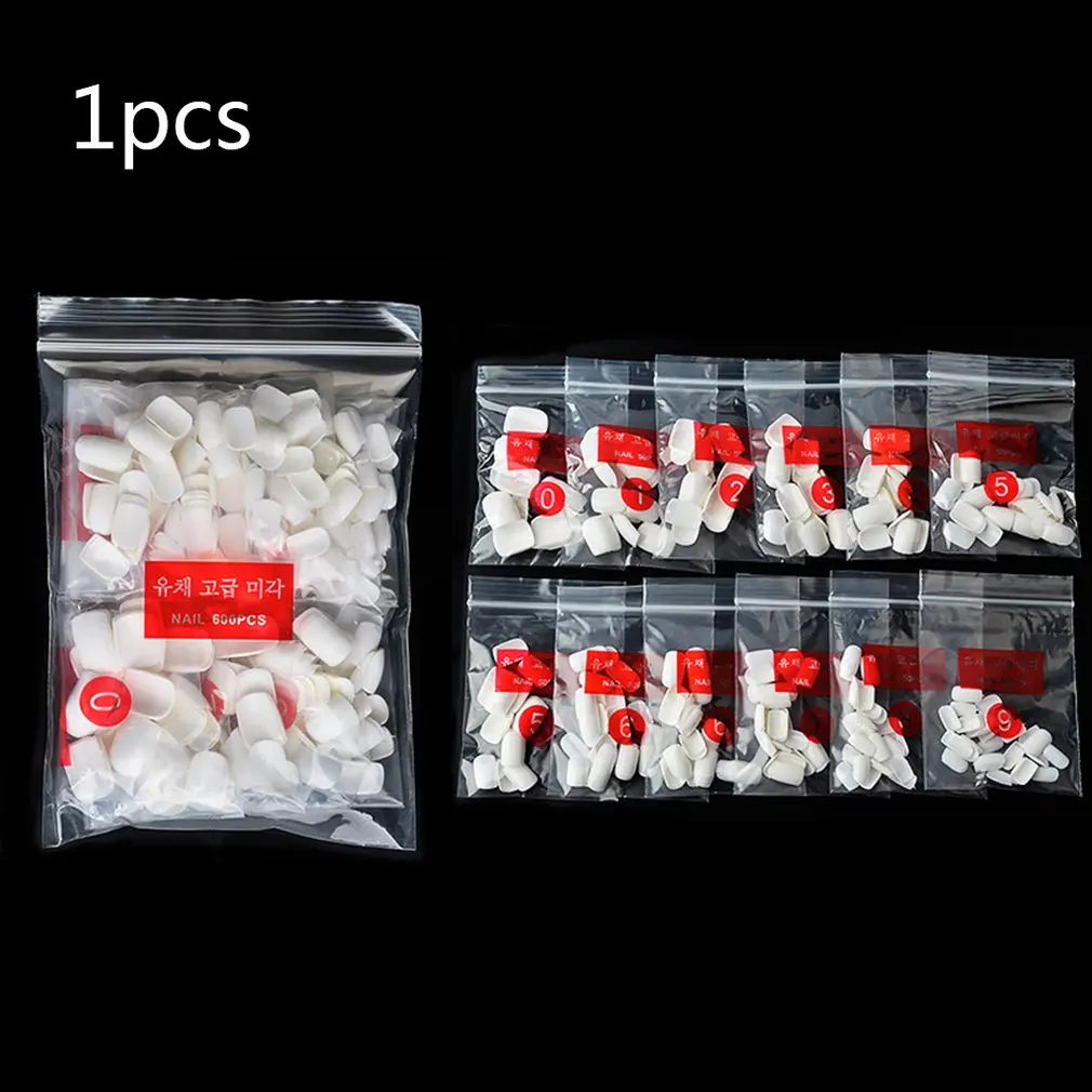 Стикер для ногтей квадратный окрашенный круглый головной гвоздь кусок