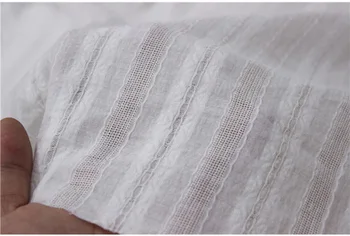 

100*150cm White Cotton Cloth Jacquard Fabric Handmade DIY Clothes Accessories XJ47