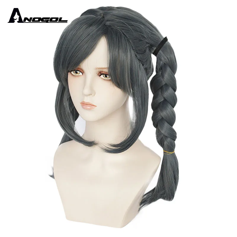 ANOGOL абсолютно новые Искусственные парики для косплея DanganRonpa джунко эношима Ludenbeck