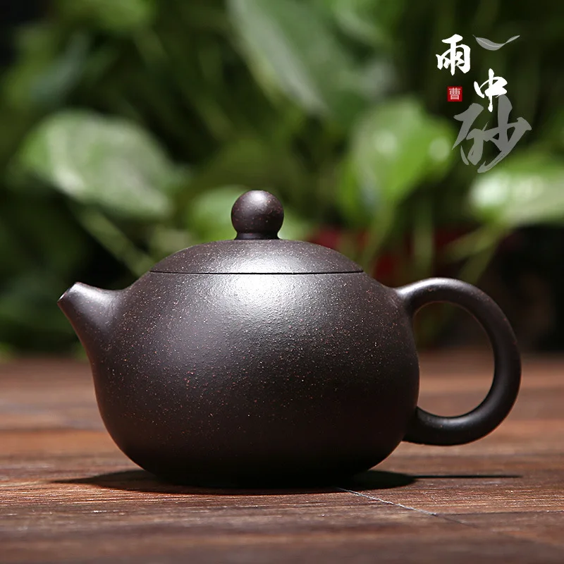 

Black Zhuni Beauties Pot Entirely Handmade Black Edition Yixing Clay Teapot Sketch Pot Kung Fu Tea Set Customizable Lettering on