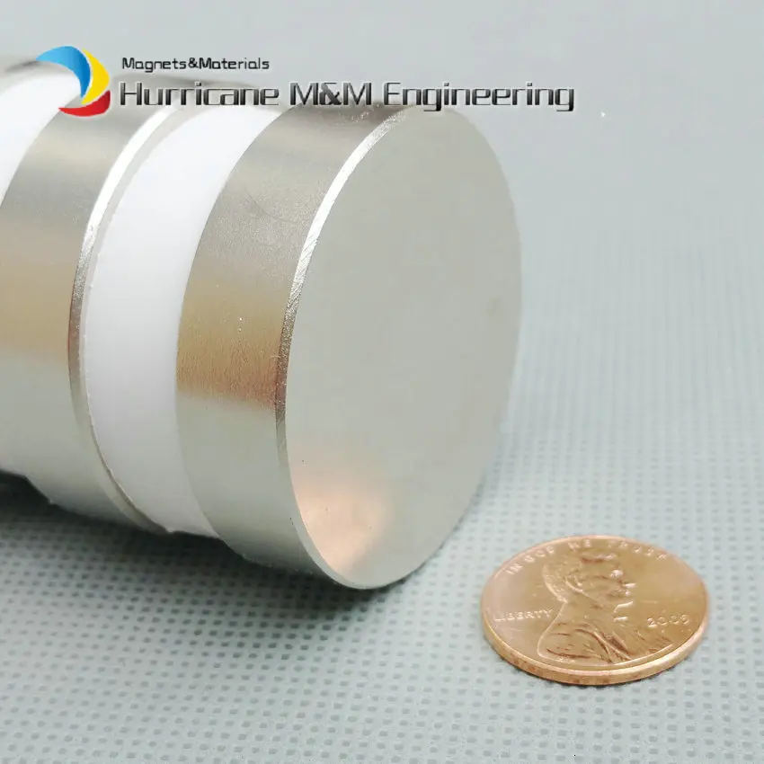 NdFeB магнитный диск диам. 40x10 мм 164lbs тянет N52 сильные неодимовые магниты редкоземельные магниты постоянный Датчик Магниты 2 шт
