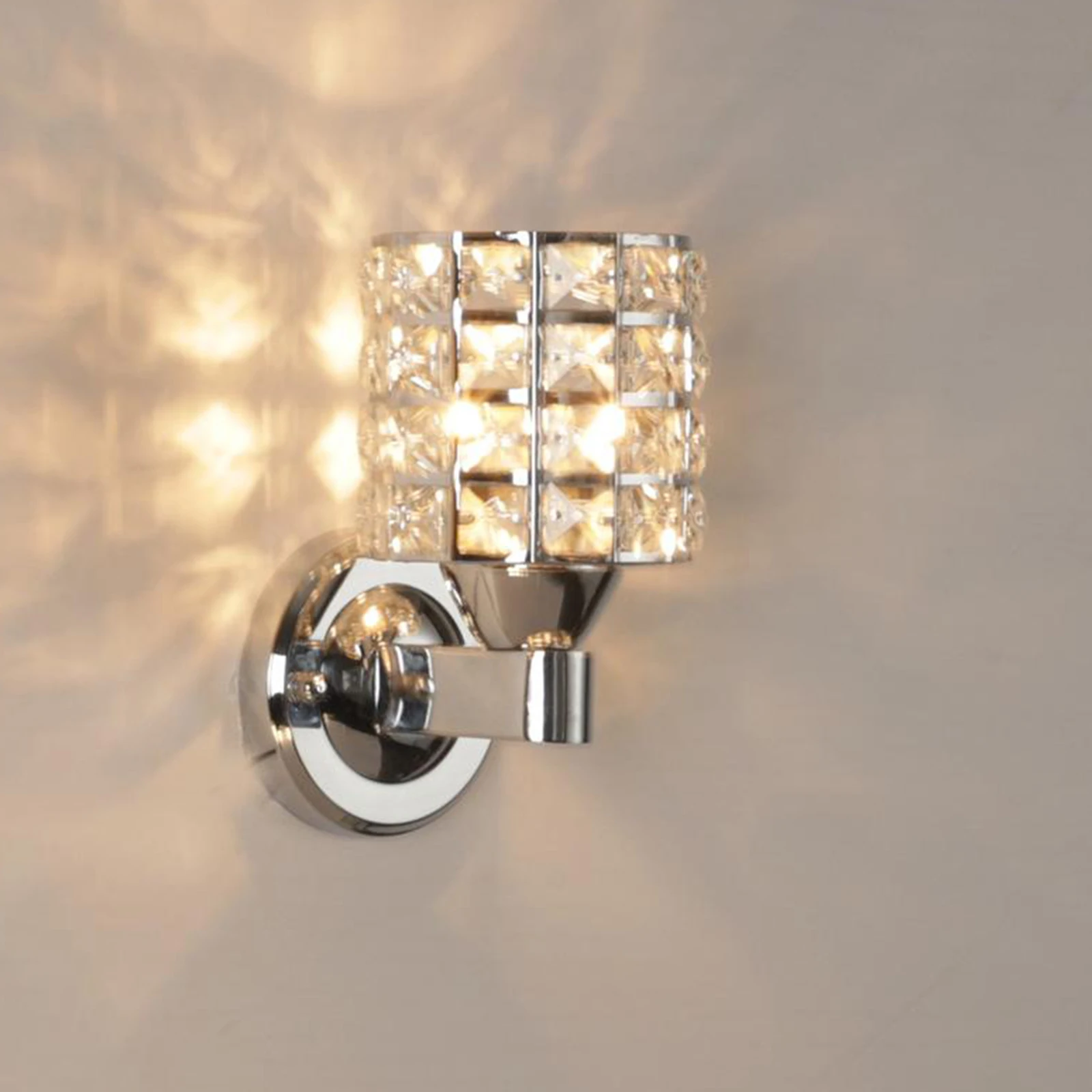 Wall Lamp E27 Glass Lampshade Bedside Wall Sconces Lighting Home Decor