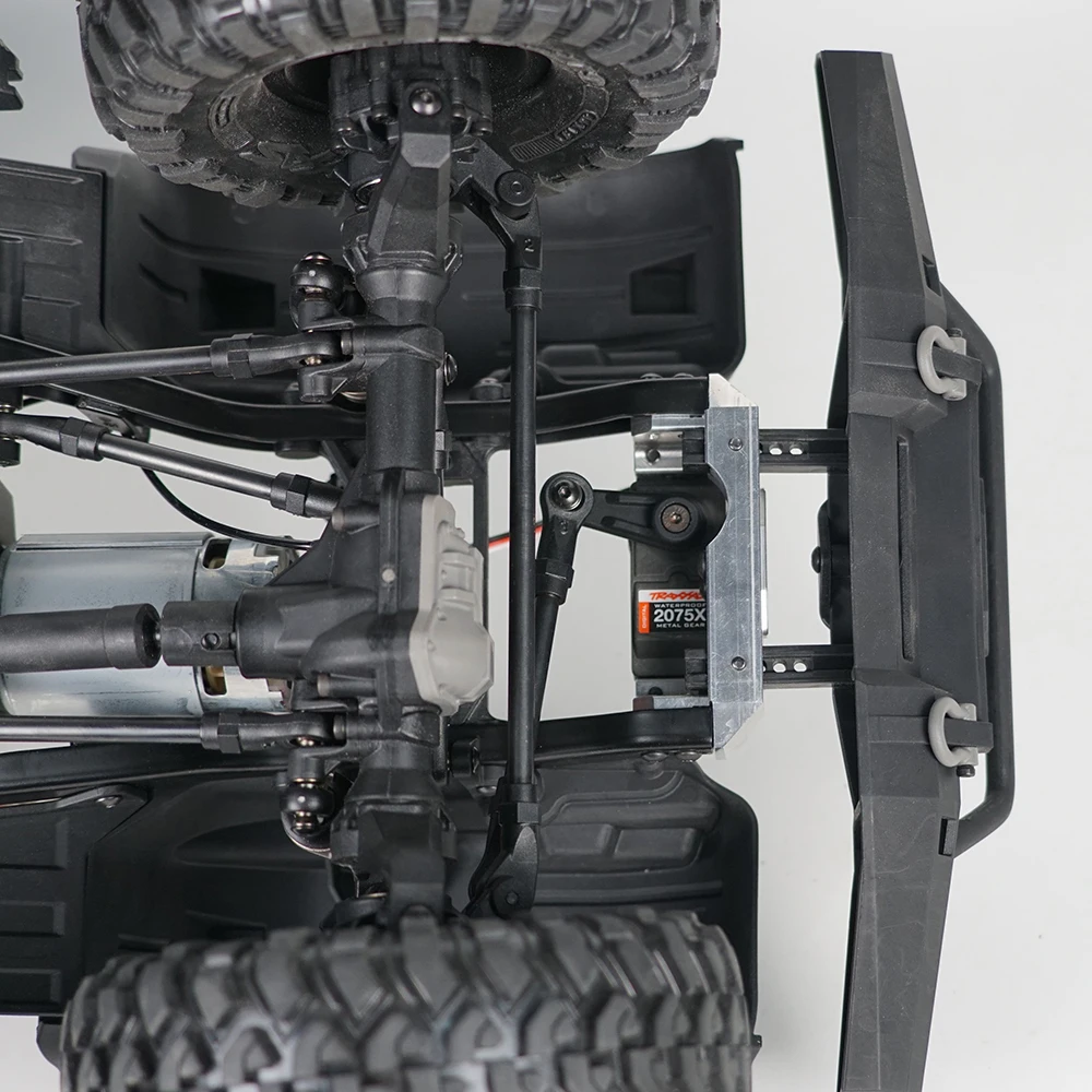 AXSPEED Metall-Frontstoßstangen-Servohalterung für TRX-4 TRX4 1/10 RC Crawler Car Upgrade Teile Zubehör – Detail 10