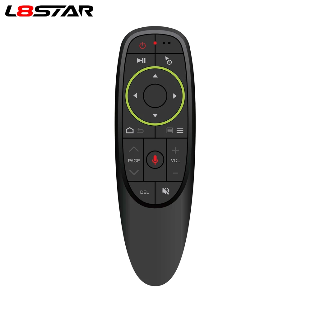 

L8STAR G10 Remote Control 2.4G Air Mouse Gyroscope Google smart Voice IR RF universal remote for Android TV BOX HK1 X96mini