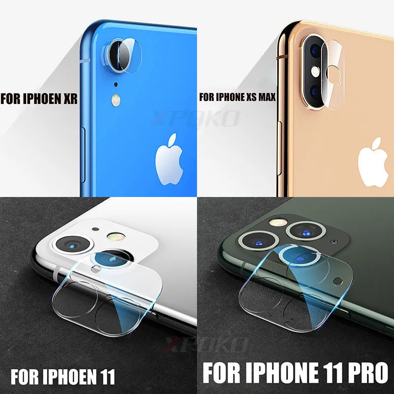 2 в 1 защита экрана объектива камеры для iPhone 11 Pro Max XS X Гидрогелевая пленка для iPhone 7 8 6 6s Plus X XS Max XR пленка не стекло