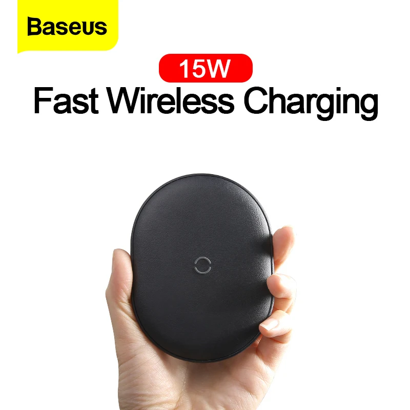 Baseus 15W Qi Wireless Charger For iPhone 11 Pro Max Airpods Fast Wireless Charging Induction Charger Pad For Samsung Xiaomi Mi afbeelding