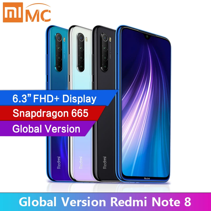 Xiaomi Redmi Note 8 смартфон с 5 99 дюймовым дисплеем четырёхъядерным процессором Snapdragon 6 3