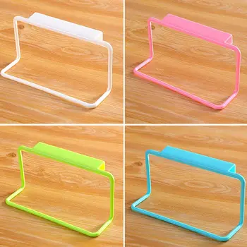 

1 pcs Plastic rag rack kitchen storage rack bathroom cabinet rack easy to install removable household goods accessories