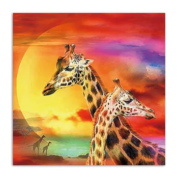 

Home Decor giraffe 5D DIY Diamond Painting Cross Stitch Kit Wall Sticker Mosaic Diamond Embroidery Painting
