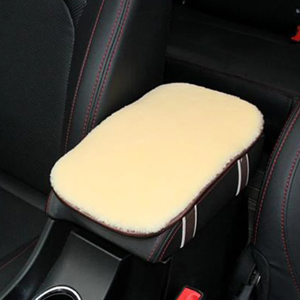 

1PC Soft Center Console Box Armrest Pad Cushion Cover Durable Wear Mat For Car Auto SUV Interior Accessories