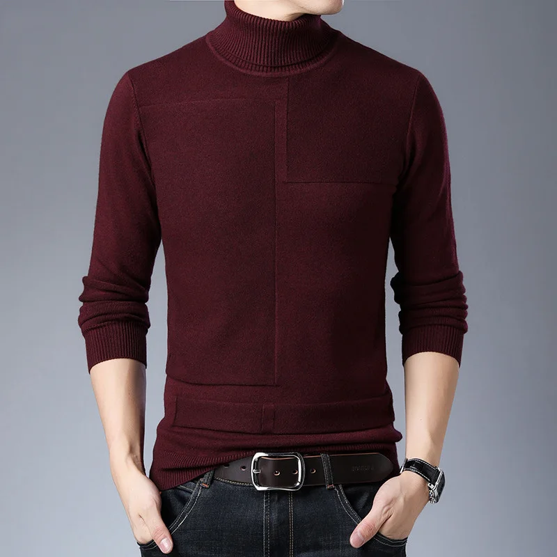 

2020 New Autumn Winter Men's Warm Turtleneck Sweater High Quality Fashion Casual Comfortable Pullover Ropa Hombre Pull Homme