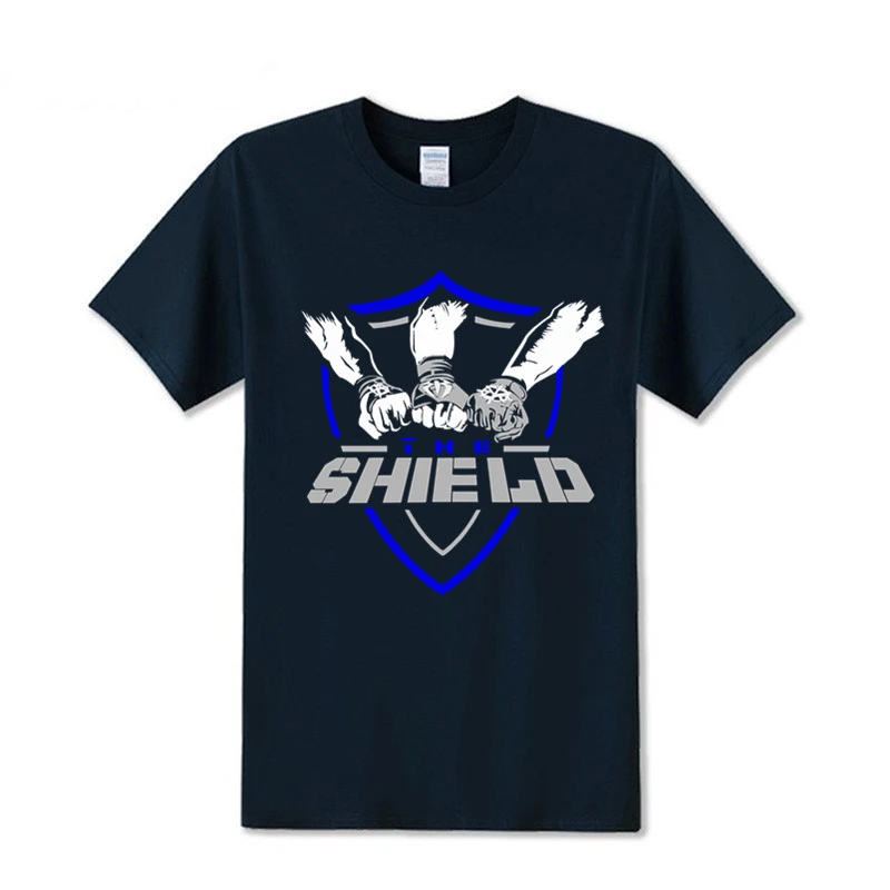 forest Improvement triumphant 100% cotton The Shield Dean Ambrose Seth Rollins Roman Reigns T Shirt Men's  Printed T shirts free shipping|T-Shirts| - AliExpress