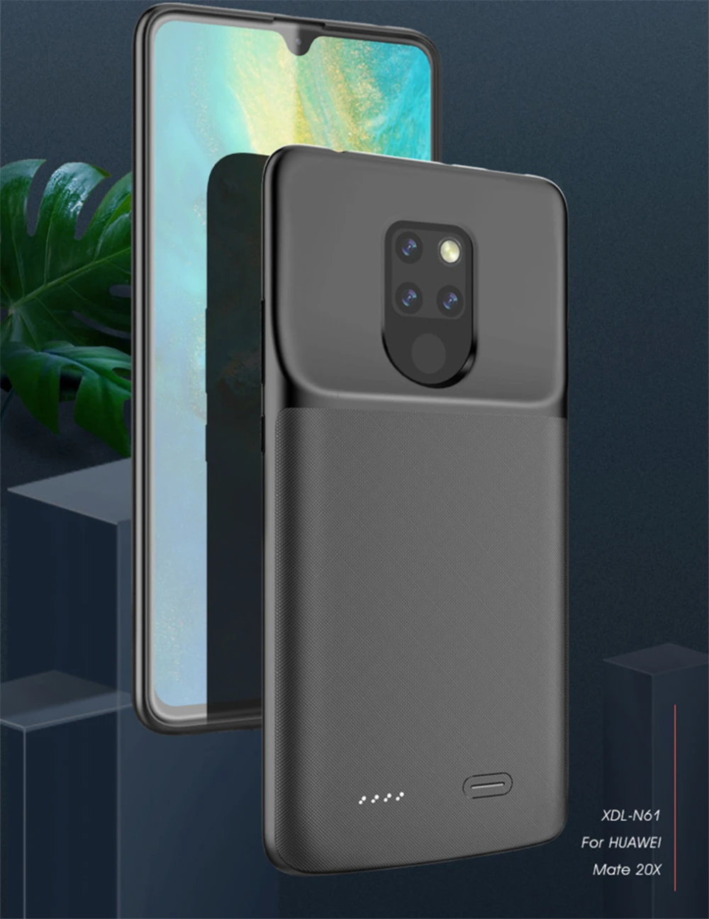 

6000mAh Ultra Slim Battery Charger Cases For Huawei Mate 20X 5G External Battery Power Bank Pack charger case