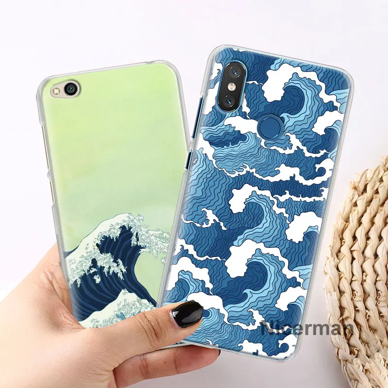 Чехлы для телефонов Hokusai The Great Wave для Redmi Note 6 7 8 Pro Redmi K20 Pro 5 6 7 6A 7A 8A Y3 S2 GO 8T Твердый Чехол
