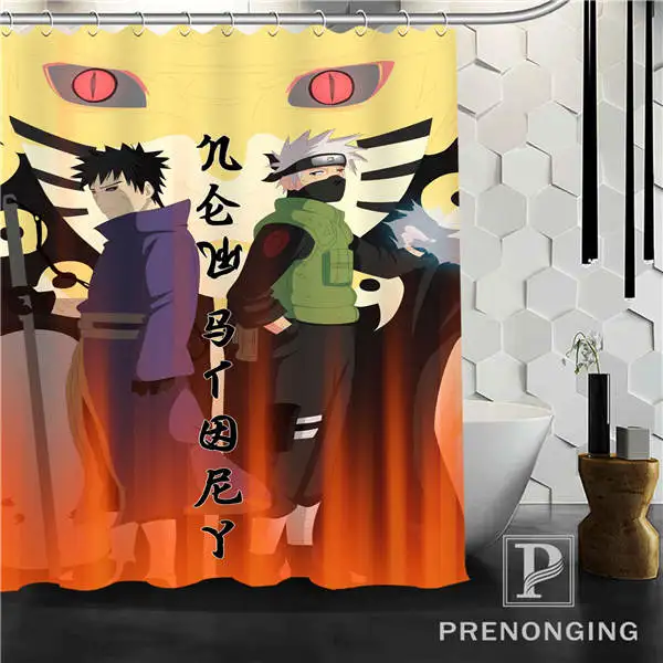 

Naruto Shower Curtain Fabric Waterproof Mildewproof Modern bathtub Bathroom Curtain @80 Multi Size S-171216*05-47