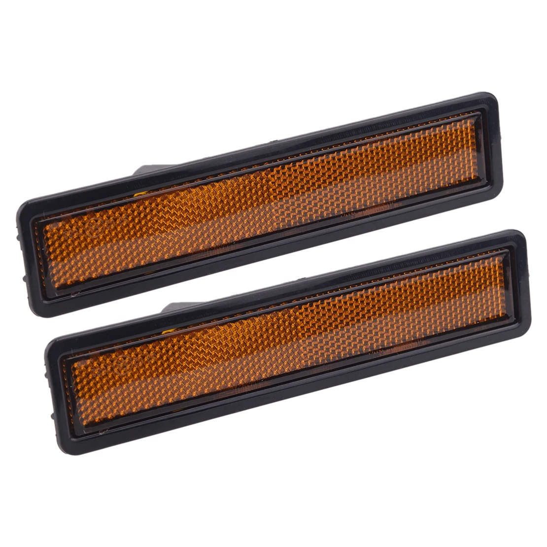 beler 2Pcs 63141377849 Orange Lens Front Side Marker Light Cover Turn