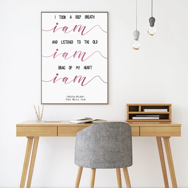 The Bell Jar Book Poster Retro Print in Various Sizes 