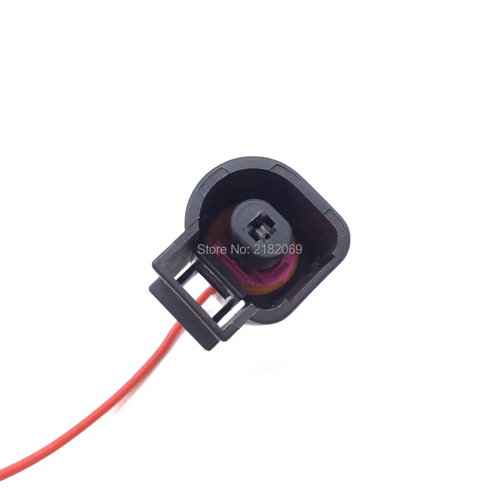 Разъем датчика давления масла 1 Pin с проводом Pigtail 1J0973701 для Audi VW Jett a Golf GTI Passat Skoda 1J0