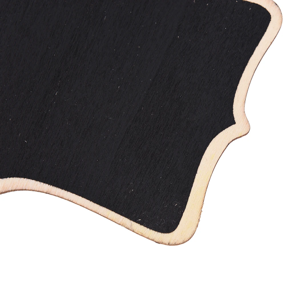 12*16*0.25cm wooden wall-mount Black board with rope/Wood Blackboard memo/Message board Decorations and Leave massages board