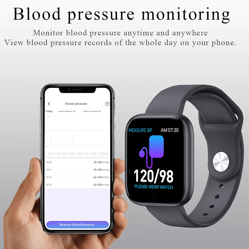 IP67 Smartband умный Браслет кровяное давление часы водонепроницаемый сердечный ритм здоровье Женский Смарт-браслет часы для мужчин умный Браслет