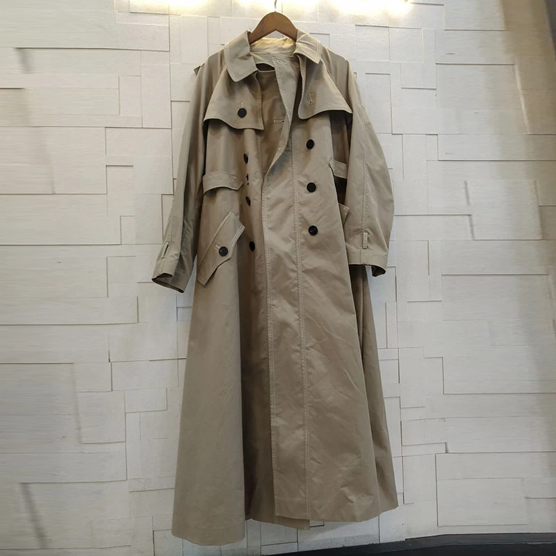 

Windbreaker 2019 autumn casual single breasted simple classic windbreaker women coat quality long-sleeved jacket