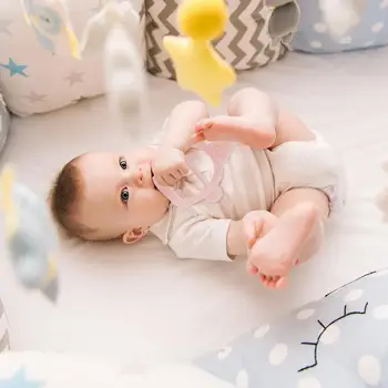 

Baby Chewable Nursing Pacifier Dental Care Teethers Molar Education Learning Teething Toy Silicone Safety Soother Teething