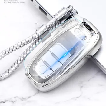 Cover per chiave/telecomando per Audi A1 A3 A4 A5 A6 A7 A8 Quattro Q3 Q5 Q7 2009 2010 2014 2012 2013 2015 2011 accessori 5 Cover per chiave/telecomando per Audi A1 A3 A4 A5 A6 A7 A8 Quattro Q3 Q5 Q7 2009 2010 2014 2012 2013 2015 2011 accessori - Copertura chiave dell automobile Fob custodia Shell per Audi A1 A3 A4 A5 A6 A7