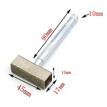 

Grinding Stone Dresser Wheel Dresser With Flat Coated Surface For Deburring Wheels 2 Sizes Silver Gold